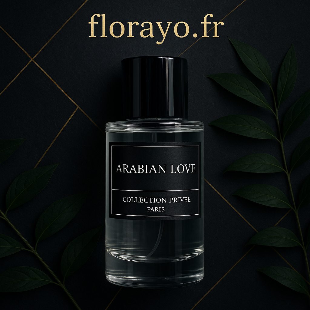 Découvrez Parfum Arabian Love - Collection Privée Paris - 50 ml : Une Fragrance Envoûtante et Passionnée - FLORAYO
