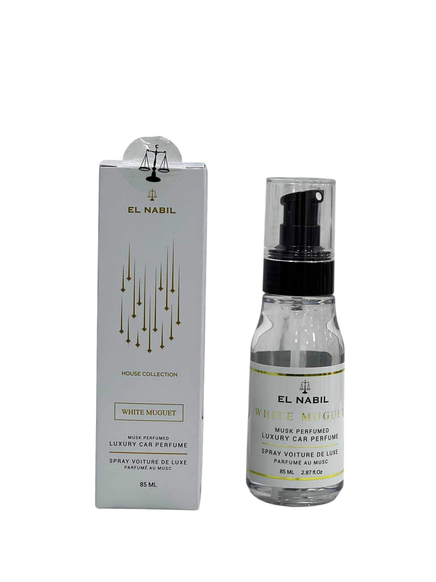 Spray Voiture White Muguet El Nabil 85ml - FLORAYO
