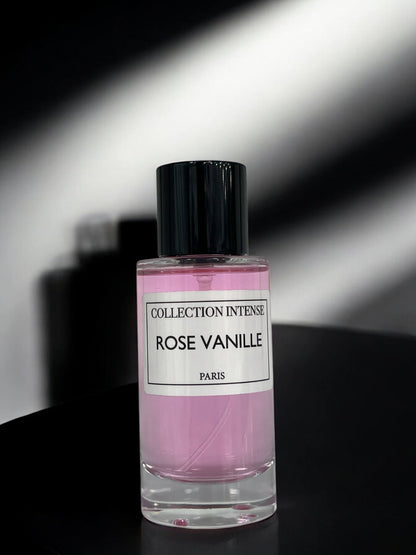 Découvrez Parfum Rose Vanille - Collection Intense Paris - 50 ml : Une Fragrance Gourmande et Envoûtante - FLORAYO
