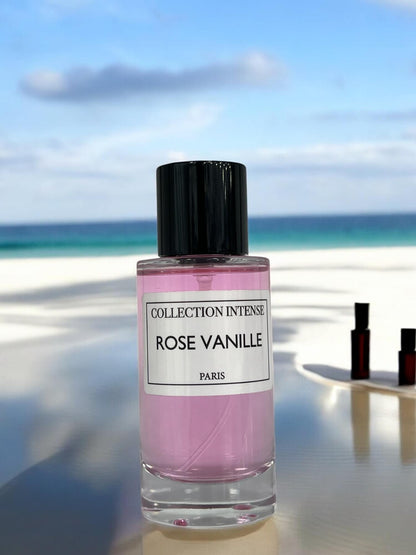 Découvrez Parfum Rose Vanille - Collection Intense Paris - 50 ml : Une Fragrance Gourmande et Envoûtante - FLORAYO