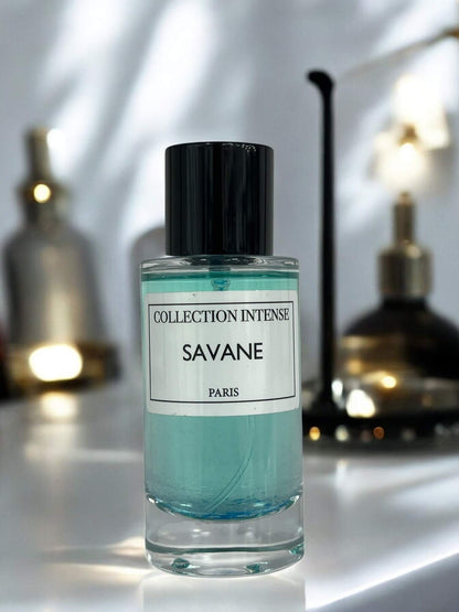 Découvrez Parfum Savane - Collection Intense Paris - 50 ml : Une Fragrance Sauvage et Élégante - FLORAYO