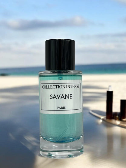 Découvrez Parfum Savane - Collection Intense Paris - 50 ml : Une Fragrance Sauvage et Élégante - FLORAYO