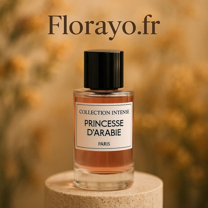 Découvrez Parfum Princesse d'Arabie - Collection Intense Paris - 50 ml : Une Fragrance Royale et Envoûtante - FLORAYO