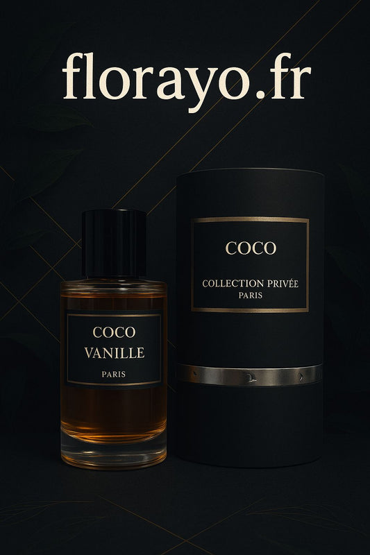 Découvrez Parfum Coco Vanille - Collection Privée Paris - 50 ml : Une Alliance Gourmande et Exotique - FLORAYO
