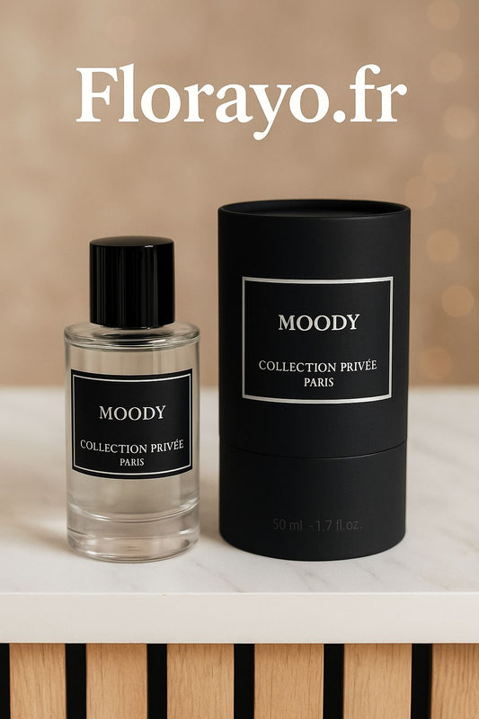Découvrez Parfum Moody - Collection Privée Paris - 50 ml : Une Fragrance Profonde et Énigmatique - FLORAYO