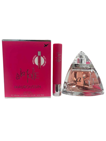 A LA FOLIE 100ML + TESTEUR 20ML DE MAUBOUSSIN – Parfum Grande Marque - FLORAYO