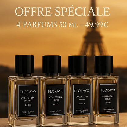 Pack Découverte – 4 Parfums 50 ml au Choix | Florayo - FLORAYO