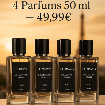 Pack Découverte – 4 Parfums 50 ml au Choix | Florayo - FLORAYO