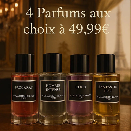 Pack Découverte – 4 Parfums 50 ml au Choix | Florayo - FLORAYO