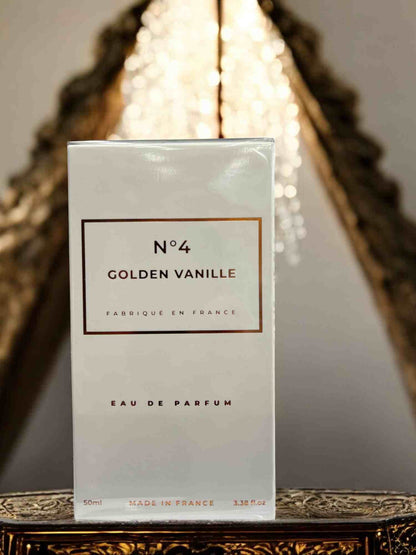 Découvrez Parfum Wo&Man Golden Vanille - 50 ml N°4 : Une Fragrance Gourmande et Luxueuse - FLORAYO