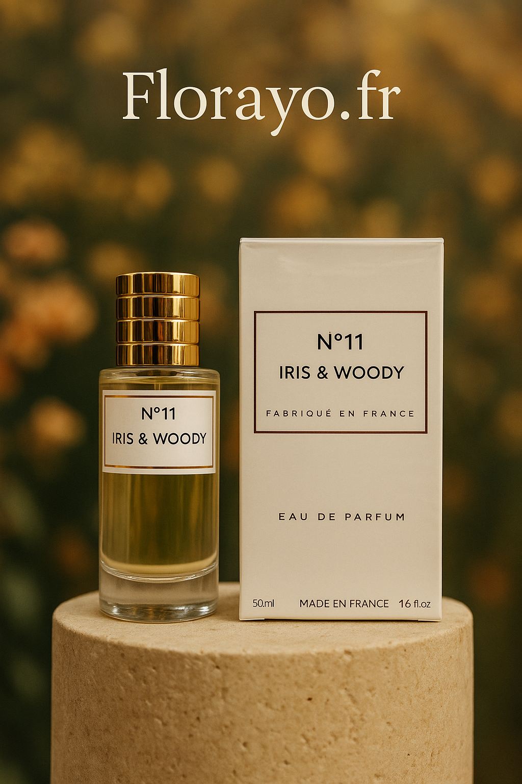 Découvrez Parfum Wo&Man Iris & Woody - 50 ml N°11 : Une Fragrance Élégante et Boisée - FLORAYO